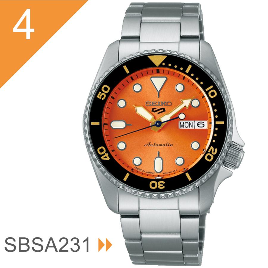 Seiko 5 Sports セイコー5 スポーツ SEIKO SPORTS SBSA 自動巻き