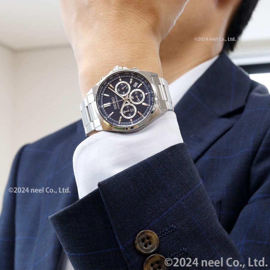 SEIKO セレクション クロノグラフ SBTR033 ネイビー SEIKO SELECTION セイコー セレクション Sシリーズ ショップ専用 流通