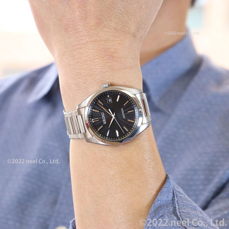 SEIKO ASTRON SBXY033 ブラック文字盤 セイコー アストロン チタン SBXY033 電波ソーラー メンズ