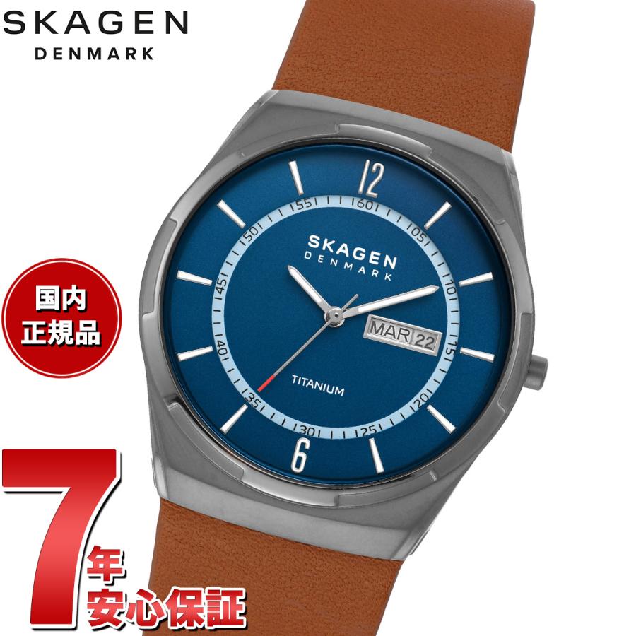 SKAGEN（スカーゲン） 腕時計 メンズ MELBYE TITANIUM 三針デイデイト 