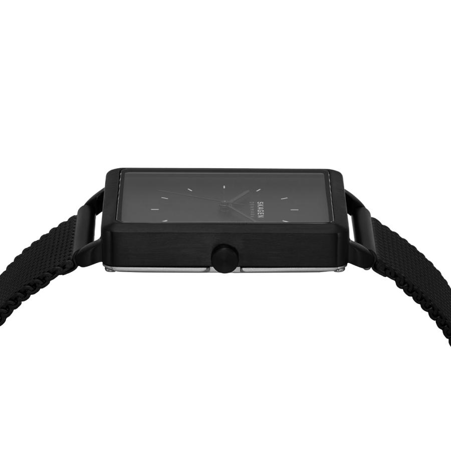 SKAGEN（スカーゲン） 腕時計 メンズ HAGEN 三針 ブラック ステンレス