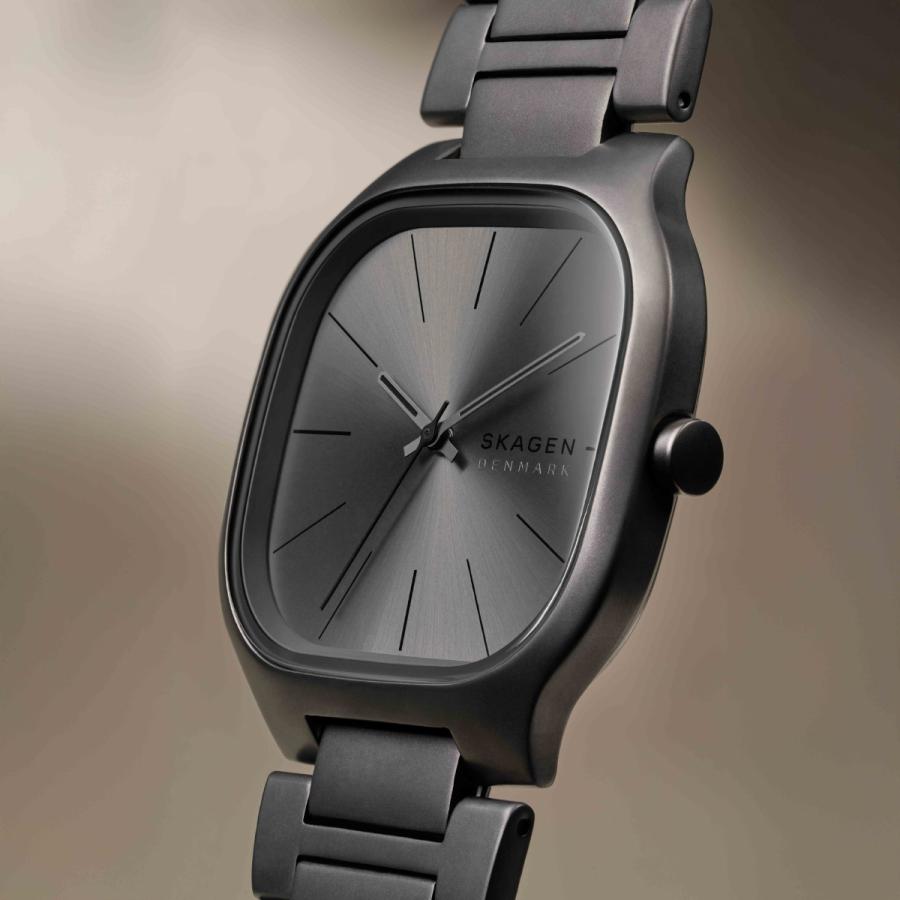 SKAGEN（スカーゲン） 腕時計 メンズ MELLEM 三針 グレー ステンレス