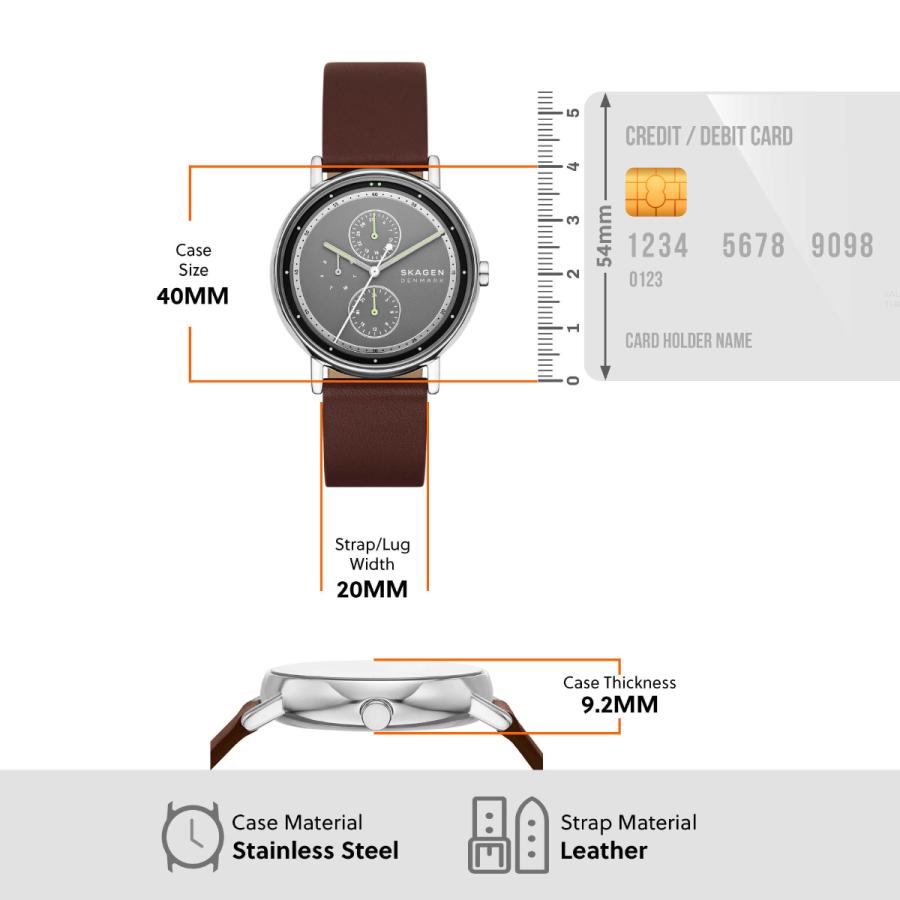 SIGNATUR （ノベルティー付き）スカーゲン SKAGEN 腕時計 メンズ