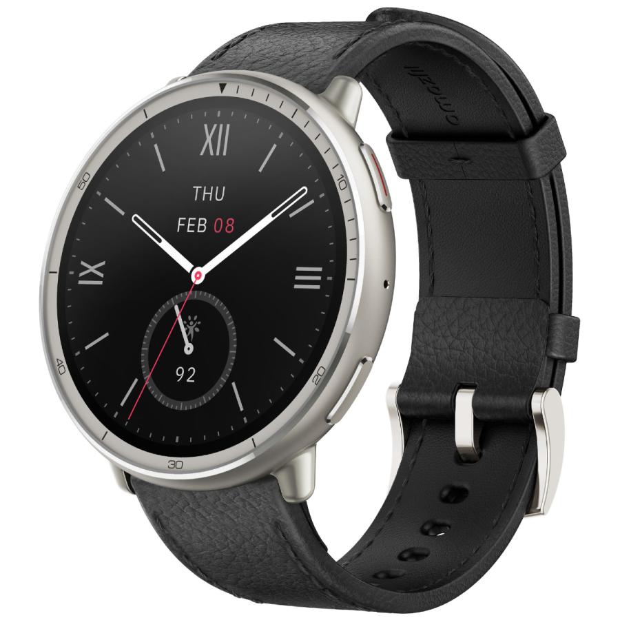 アマズフィット AMAZFIT スマートウォッチ Active 2 ブラックレザー 腕時計 SP170073-C225_2