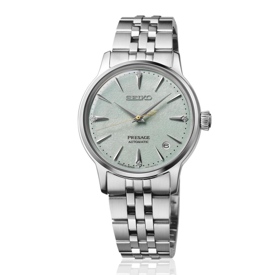 SEIKO 自動巻き 腕時計 シルバー　PRESAGE PRESAGE （ノベルティー付き）セイコー プレザージュ 自動巻き