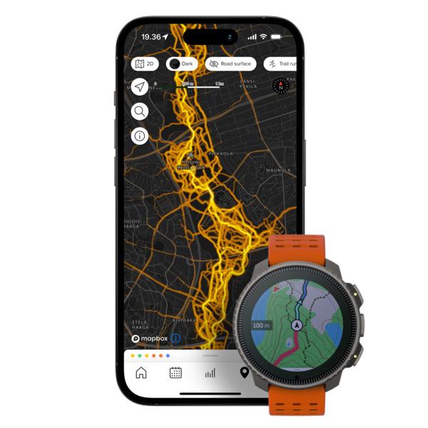 （ノベルティー付き）スント SUUNTO VERTICAL Titanium Solar Canyon バーティカル スマートウォッチ 腕時計 SS050861000の画像