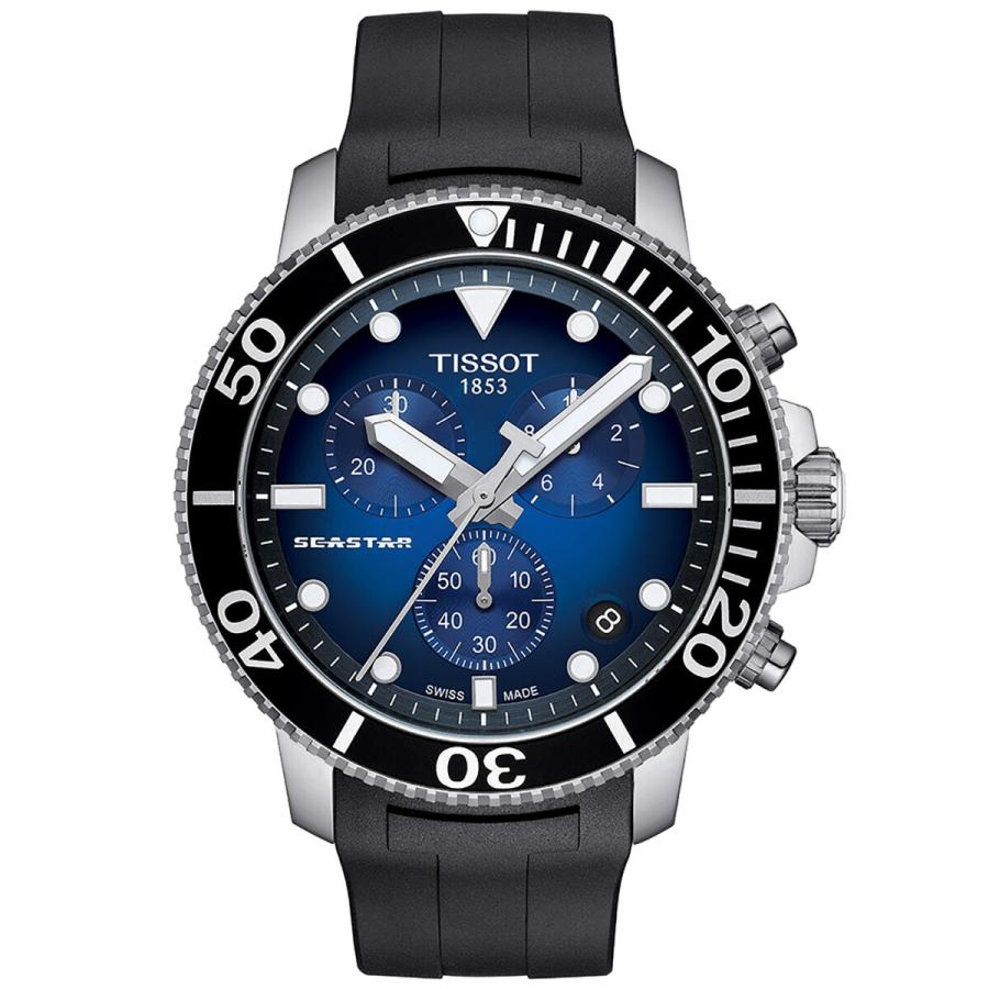 TISSOT ティソ 腕時計 メンズ シースター 1000 クロノグラフ T120  