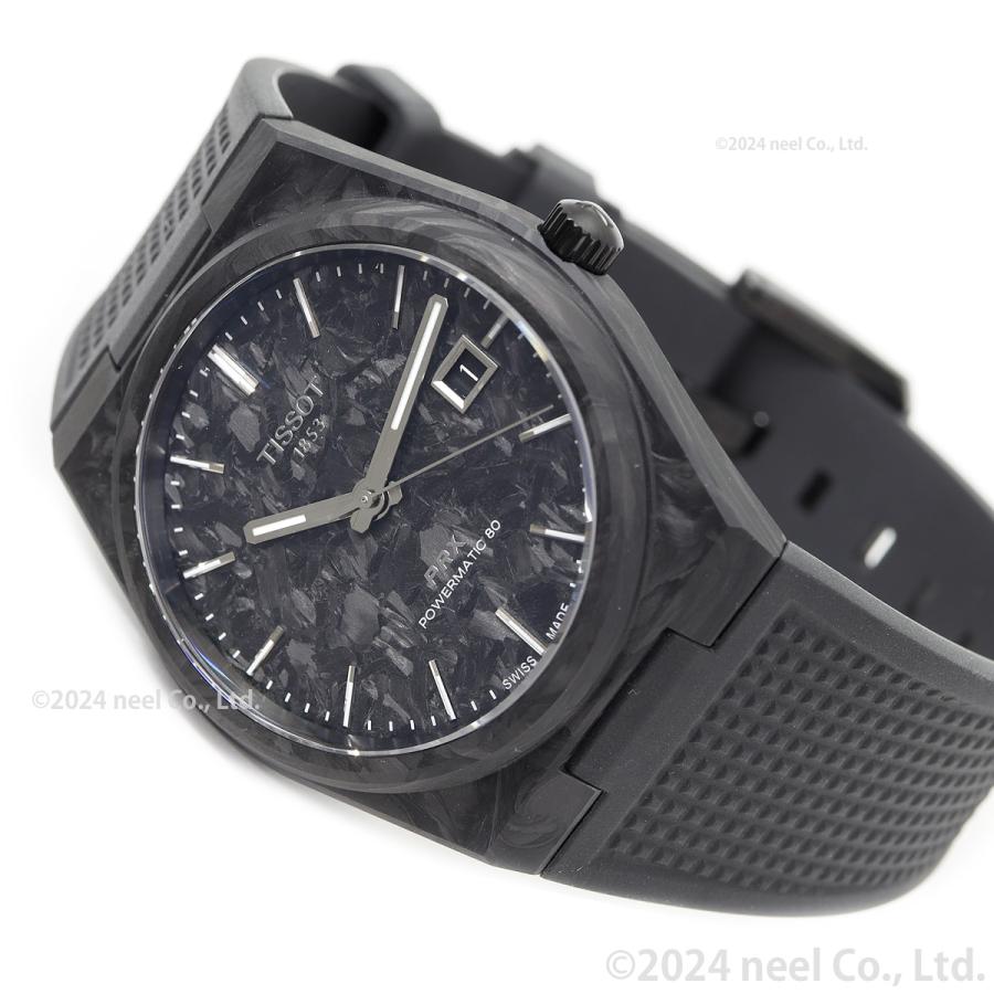 TISSOT ティソ PRX パワーマティック80 40mm カーボン T137.907.97