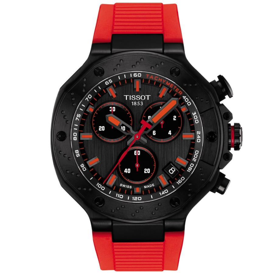 T-レース ティソ TISSOT クォーツ クロノグラフ T141.417.37.061.01