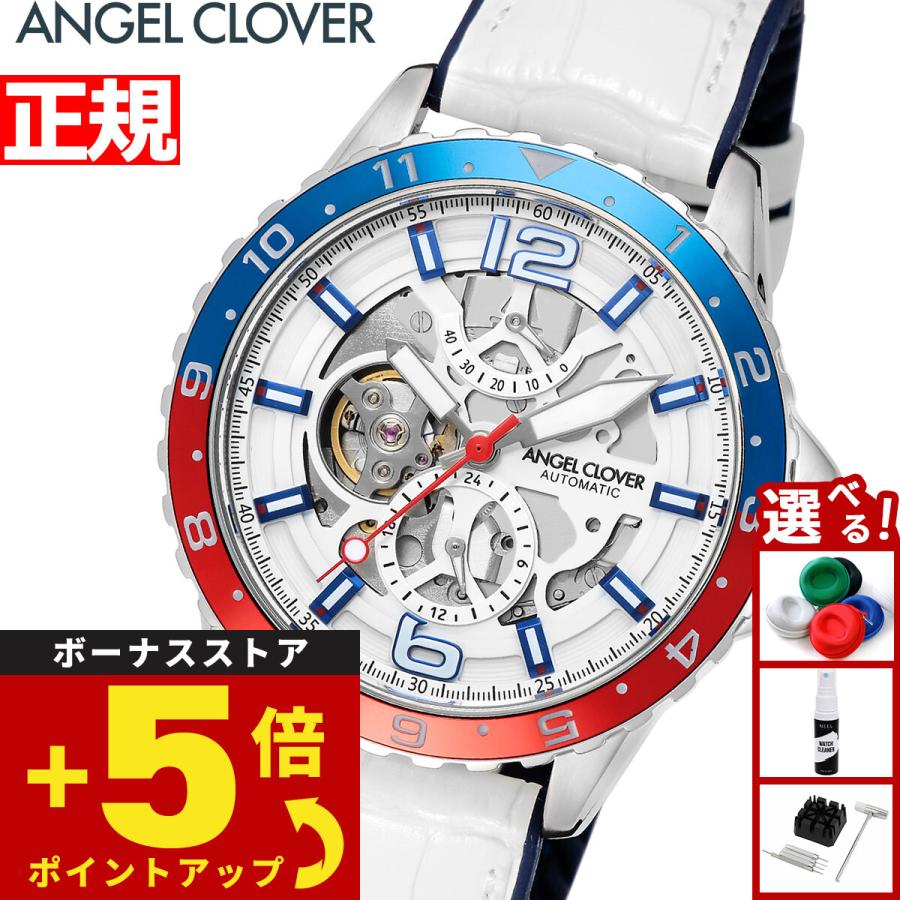 エンジェルクローバー 腕時計 メンズ 自動巻き ダイバー TCA45SWH-WH ANGEL CLOVER | TIME CRAFT