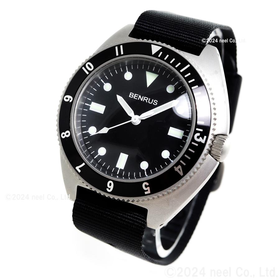 BENRUS ベンラス 腕時計 メンズ TYPE-I SILVER シルバー ミリタリー