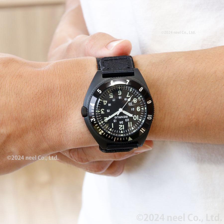 BENRUS ベンラス 腕時計 メンズ コンバット TYPE-II BK COMBAT BK