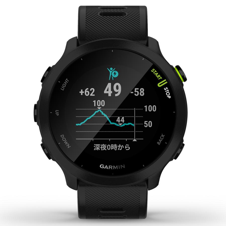 【オリジナル保護フィルム付き】ガーミン GARMIN ForeAthlete 55 フォアアスリート55 ランニングウォッチ スマートウォッチ 010-02562-40｜neel｜08