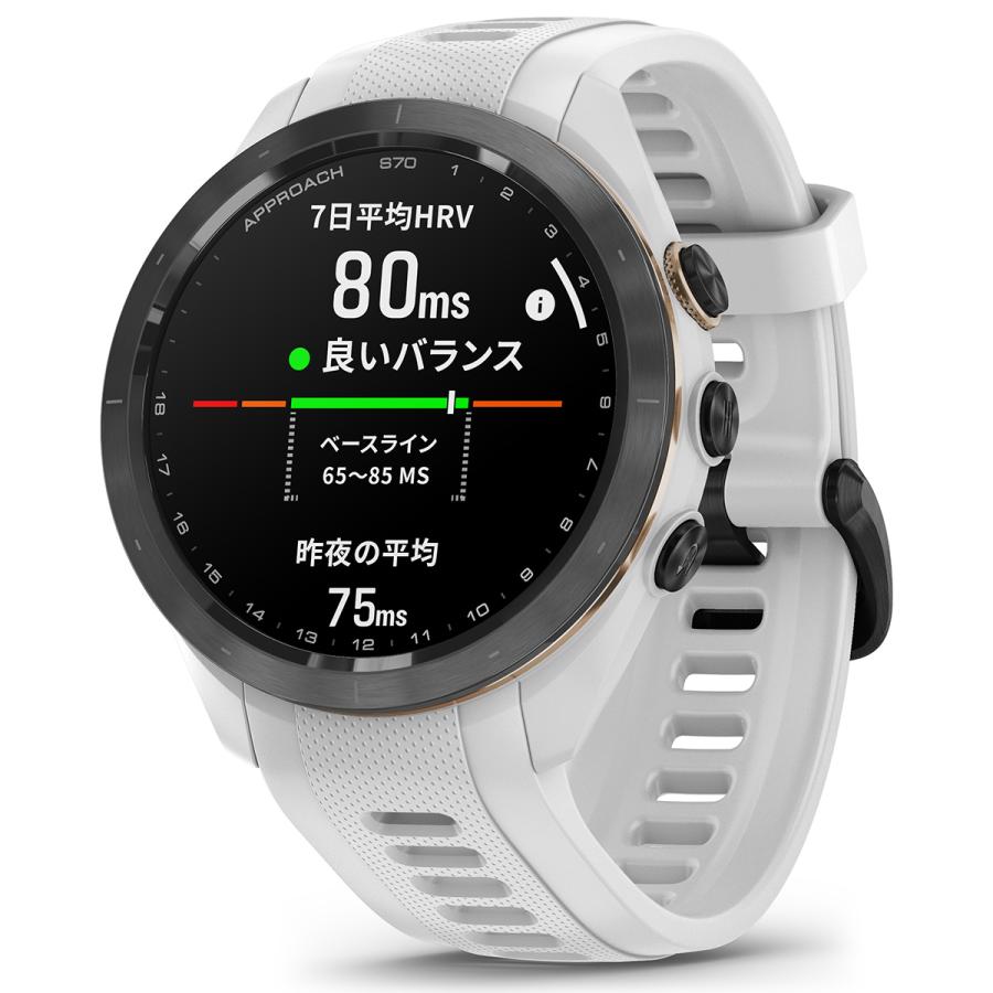 【24回分割手数料無料！】ガーミン GARMIN Approach S70 アプローチ ゴルフ GPS スマートウォッチ 010-02746-20 腕時計｜neel｜18