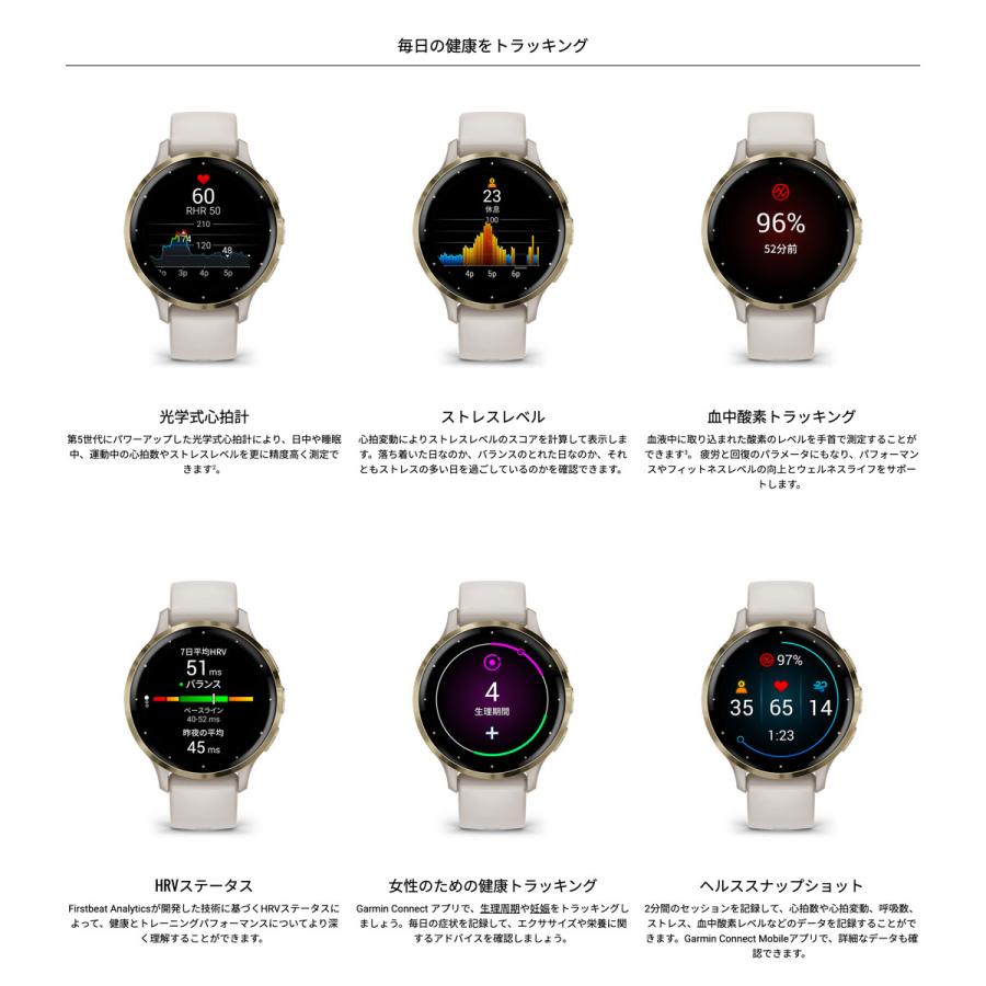 Venu （無金利ローン）ガーミン GARMIN 3S ヴェニュー3S GPS スマート