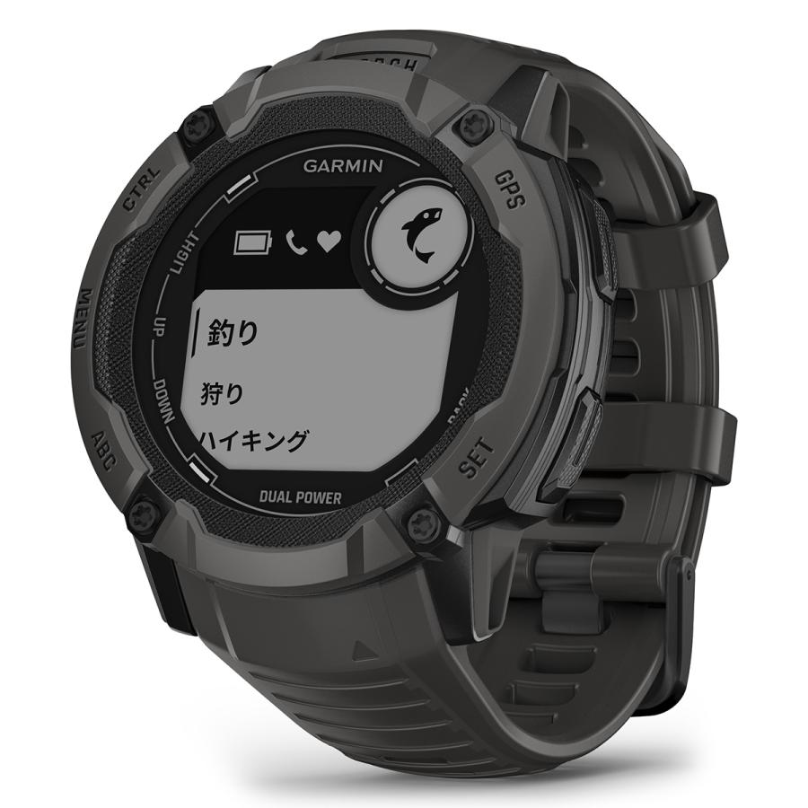 【オリジナル保護フィルム付き】ガーミン GARMIN Instinct 2X インスティンクト2X デュアルパワー 010-02805-22 GPS スマートウォッチ 腕時計｜neel｜15