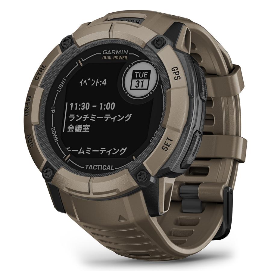「人气商品」 ガーミン GARMIN Instinct 2X インスティンクト2X デュアルパワー 010-02805-62 GPS スマートウォッチ 腕時計 【RIZ9717541064】(34838円)