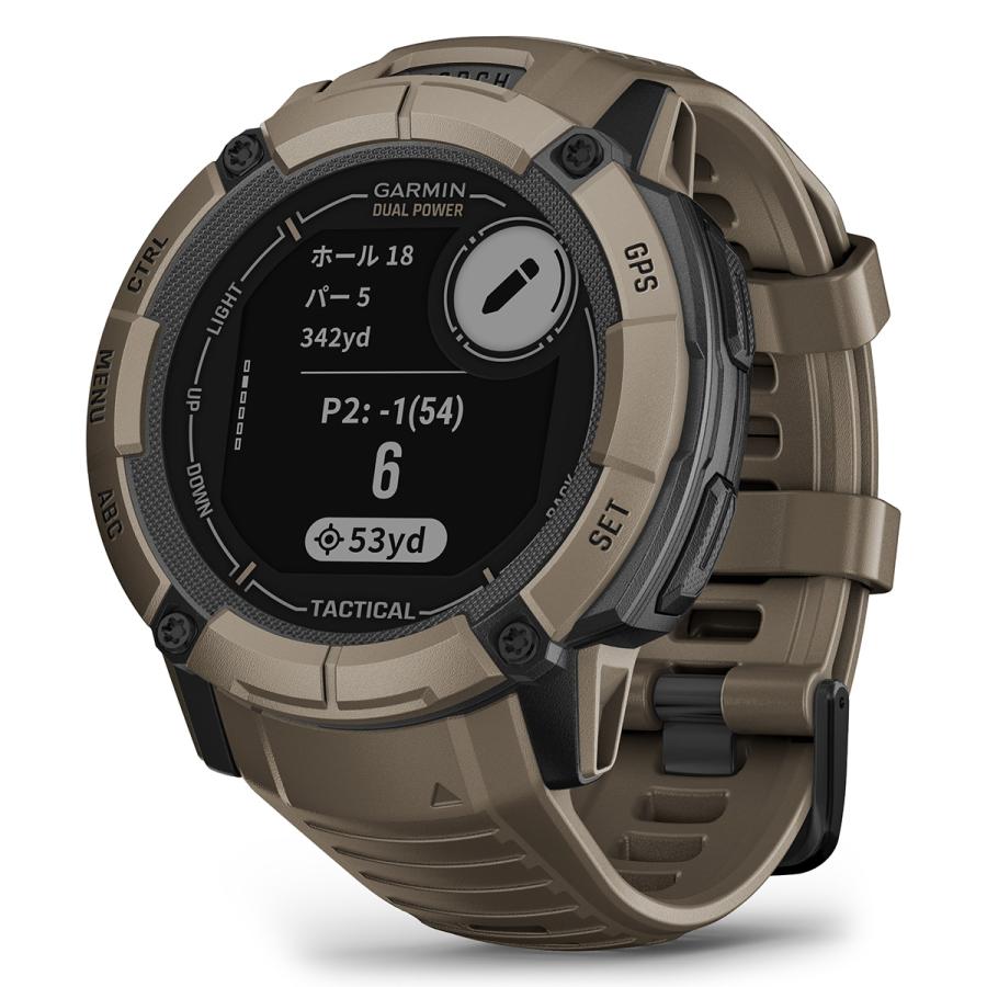 「人气商品」 ガーミン GARMIN Instinct 2X インスティンクト2X デュアルパワー 010-02805-62 GPS スマートウォッチ 腕時計 【RIZ9717541064】(34838円)