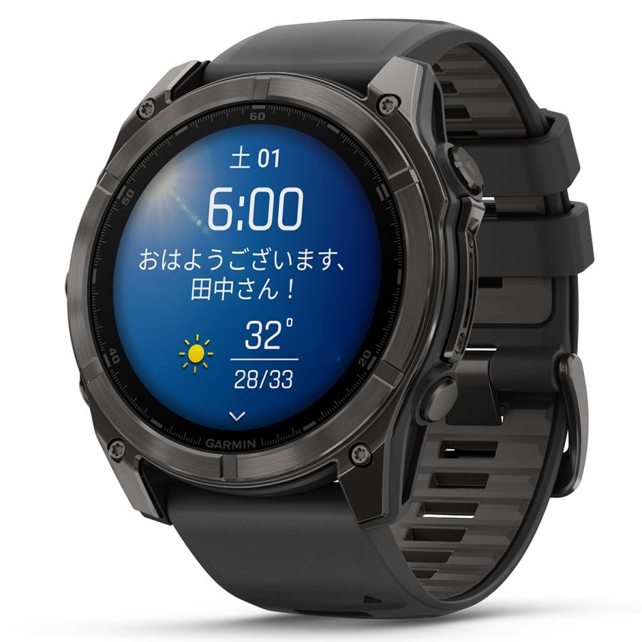【値引中】【新品】【未使用】GARMIN FENIX 8 51MM fēnix 8 Sapphire AMOLED 51mm | スマートウォッチ | Garmin 日本
