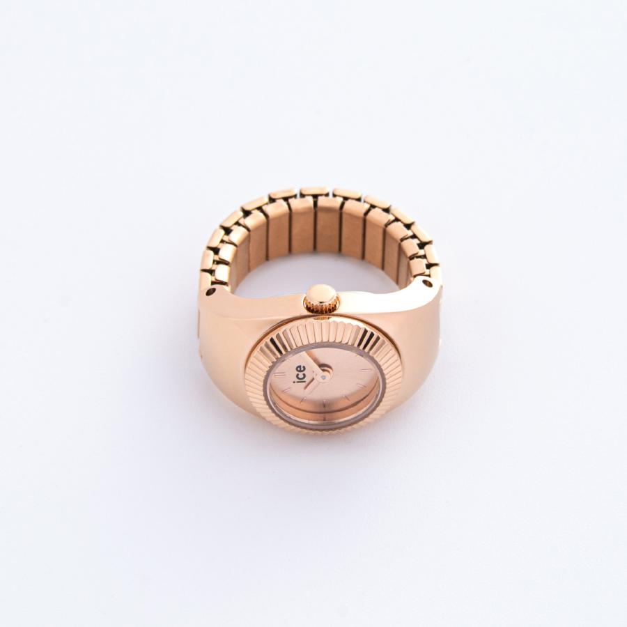 ice watch リングウォッチ「シュシュ」。ローズ-ゴールド:025519 ICE WATCH（アイスウォッチ） ICE-Watch リングウォッチ ウォッチ