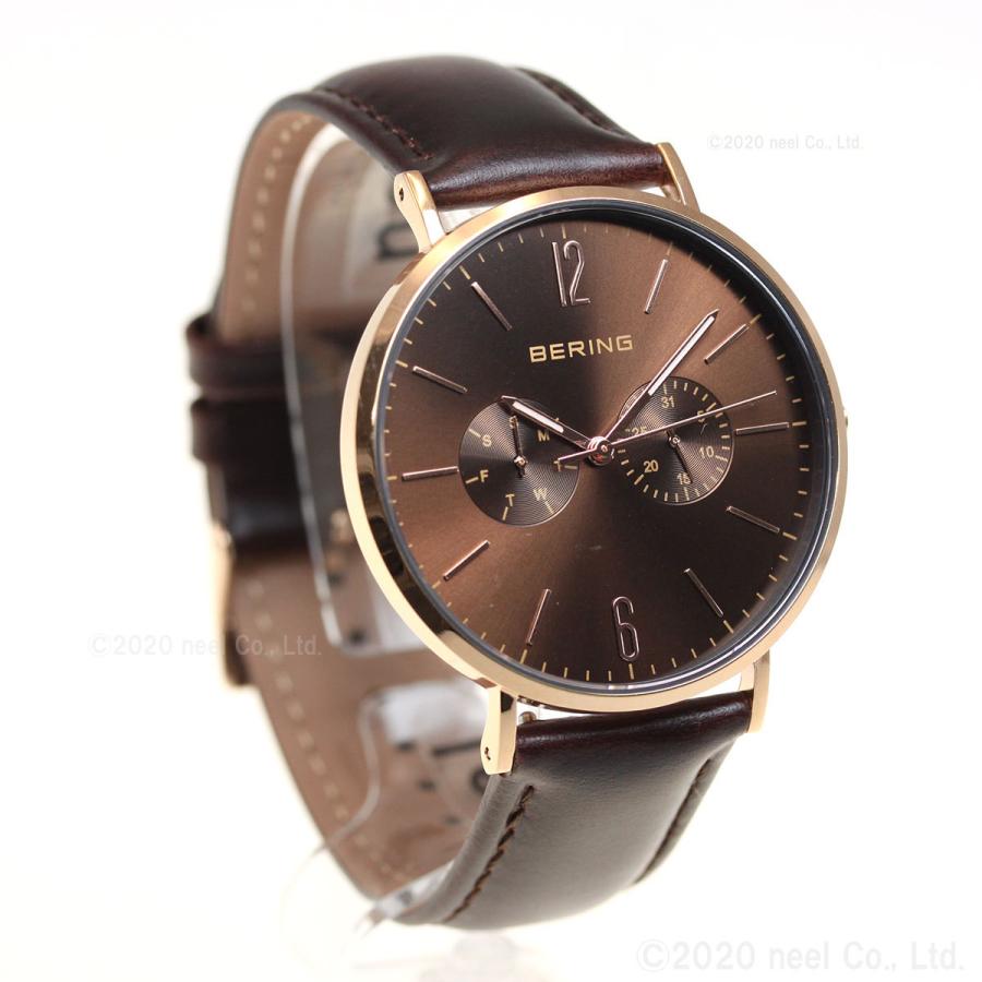 ベーリング 日本限定モデル 腕時計 メンズ レディース LUXE BROWN Changes BERING 14240-265の画像