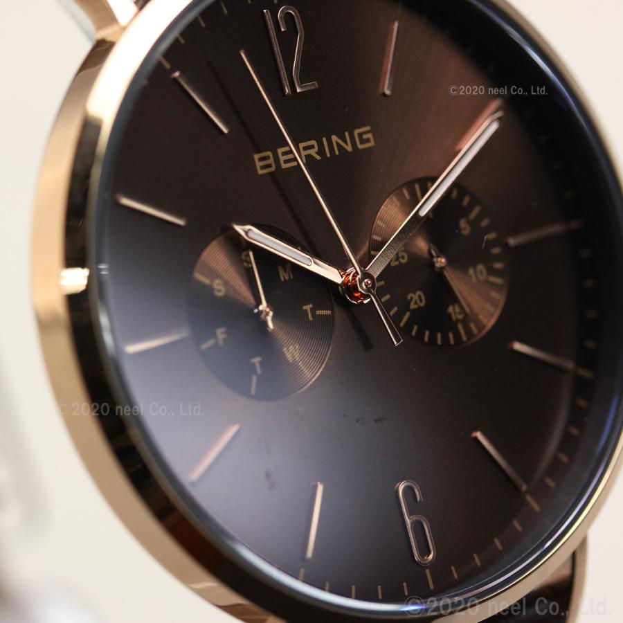 ベーリング 日本限定モデル 腕時計 メンズ レディース LUXE BROWN Changes BERING 14240-265の画像