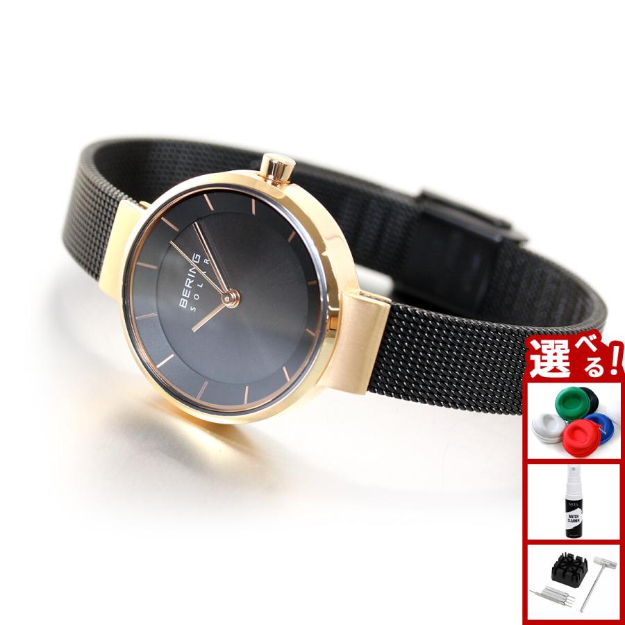BERING 腕時計 14627-166 ブラック/ローズゴールド （BERING