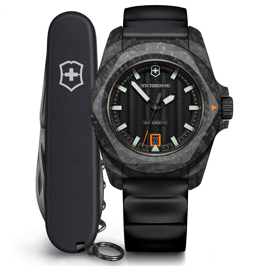 victorinox inox 自動巻　黒文字盤 VICTORINOX（ビクトリノックス） イノックス オートマチック I.N.O.X.
