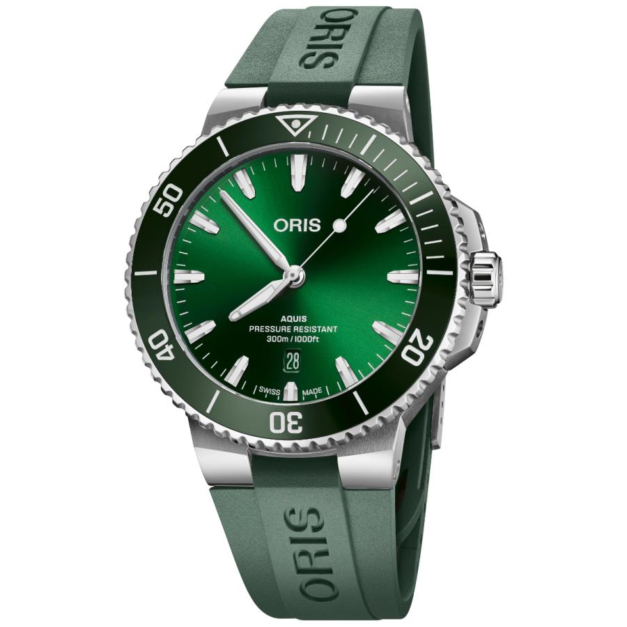 AQUIS ノベルティー付き！オリス ORIS アクイスデイト ダイバー 腕時計 