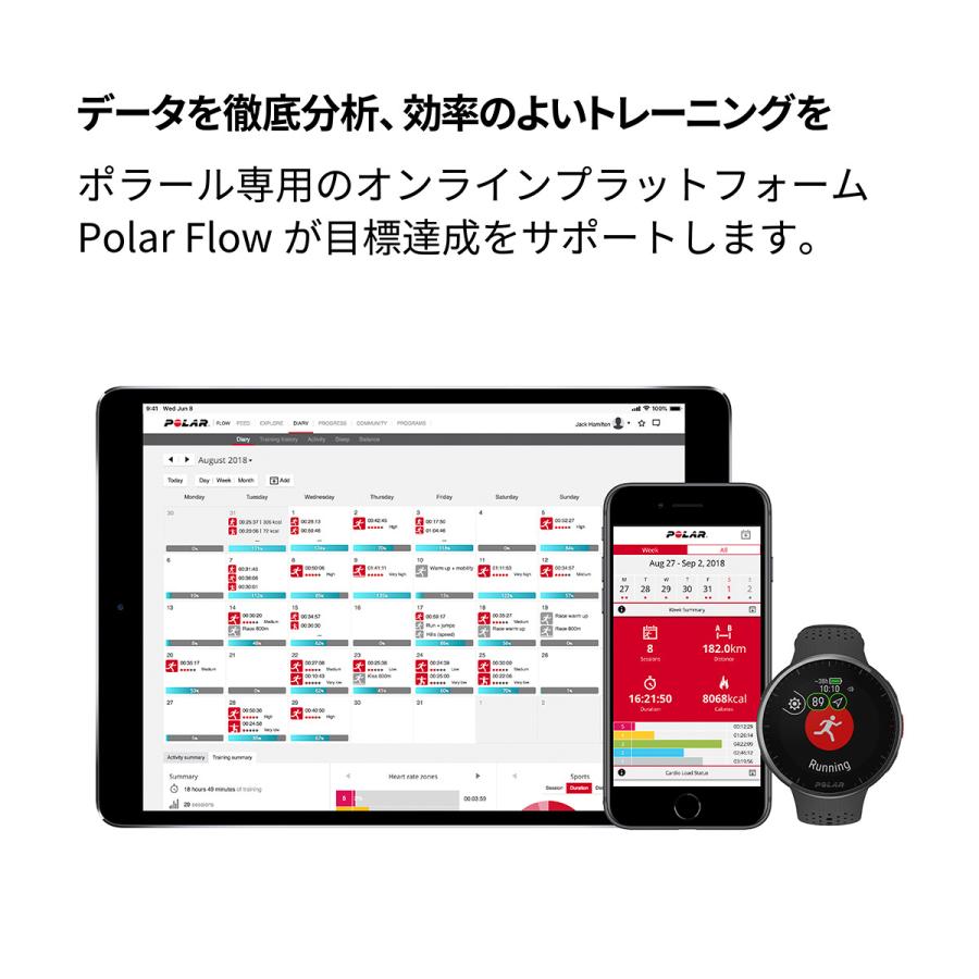 ポラール POLAR PACER PRO スマートウォッチ GPS 心拍
