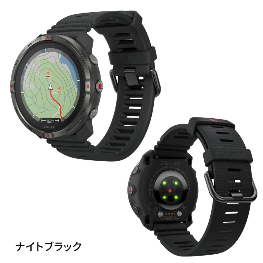 （ノベルティー付き）ポラール POLAR Grit X2 ナイトブラック S-L 腕時計 スマートウォッチ 900115134_2