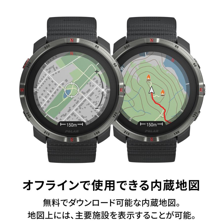 （ノベルティー付き）ポラール POLAR Grit X2 ナイトブラック S-L 腕時計 スマートウォッチ 900115134_7