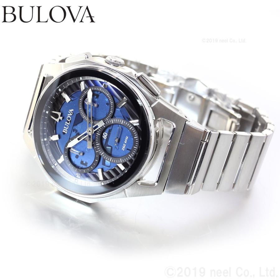 BULOVA （豪華おまけ有） ブローバ 腕時計 メンズ カーブ クロノ