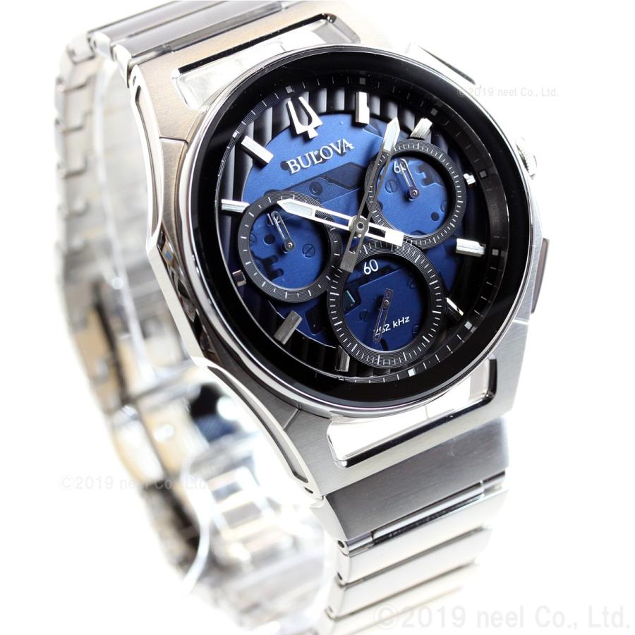 BULOVA （豪華おまけ有） ブローバ 腕時計 メンズ カーブ クロノ