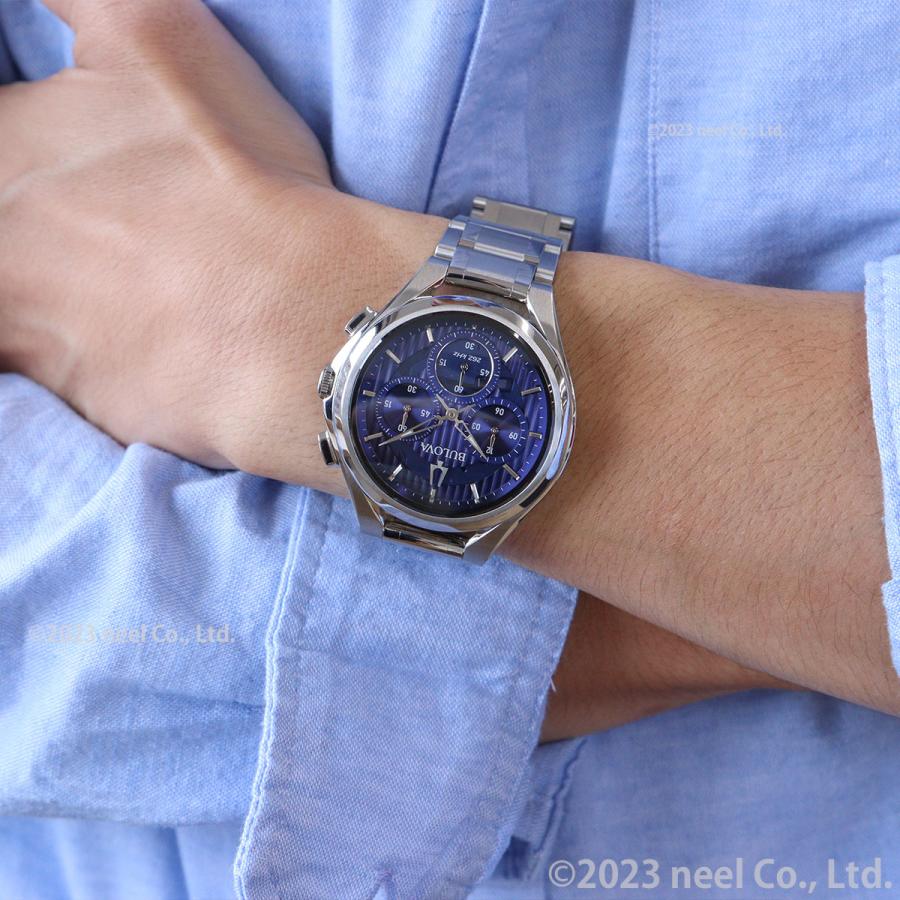 ブローバ BULOVA 腕時計 メンズ カーブ Curv クロノグラフ 96A302 