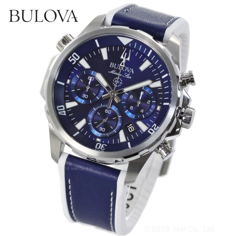 ブローバ BULOVA 腕時計 メンズ マリンスター クロノグラフ 96B287