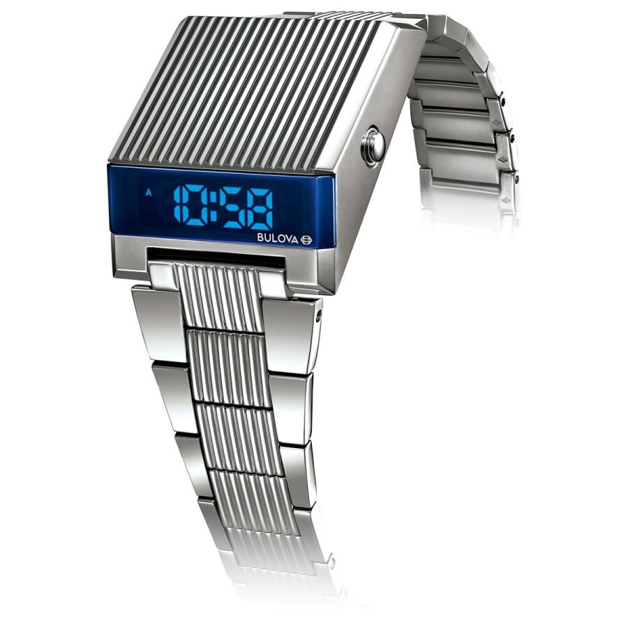 BULOVA ブローバ 腕時計 メンズ LEDデジタルクオーツ アーカイブ 