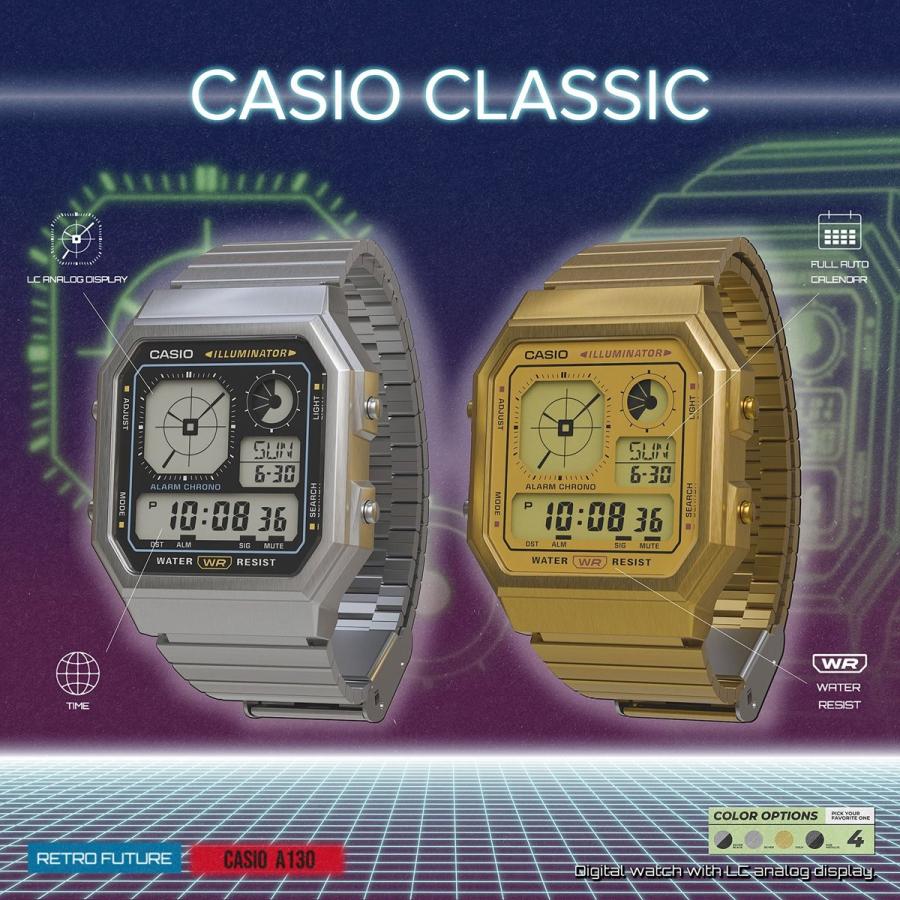 CASIO 海外モデル　新品未使用 ビンテージデザイン A130WE-1A A130WE-1AJF | CASIO
