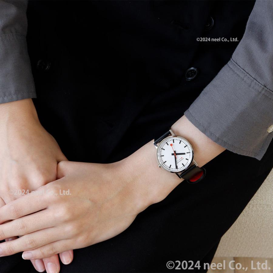 【電池新品美品】モンディーン腕時計36㎜30314 MONDAINE（モンディーン） 腕時計 メンズ レディース クラシック 36mm