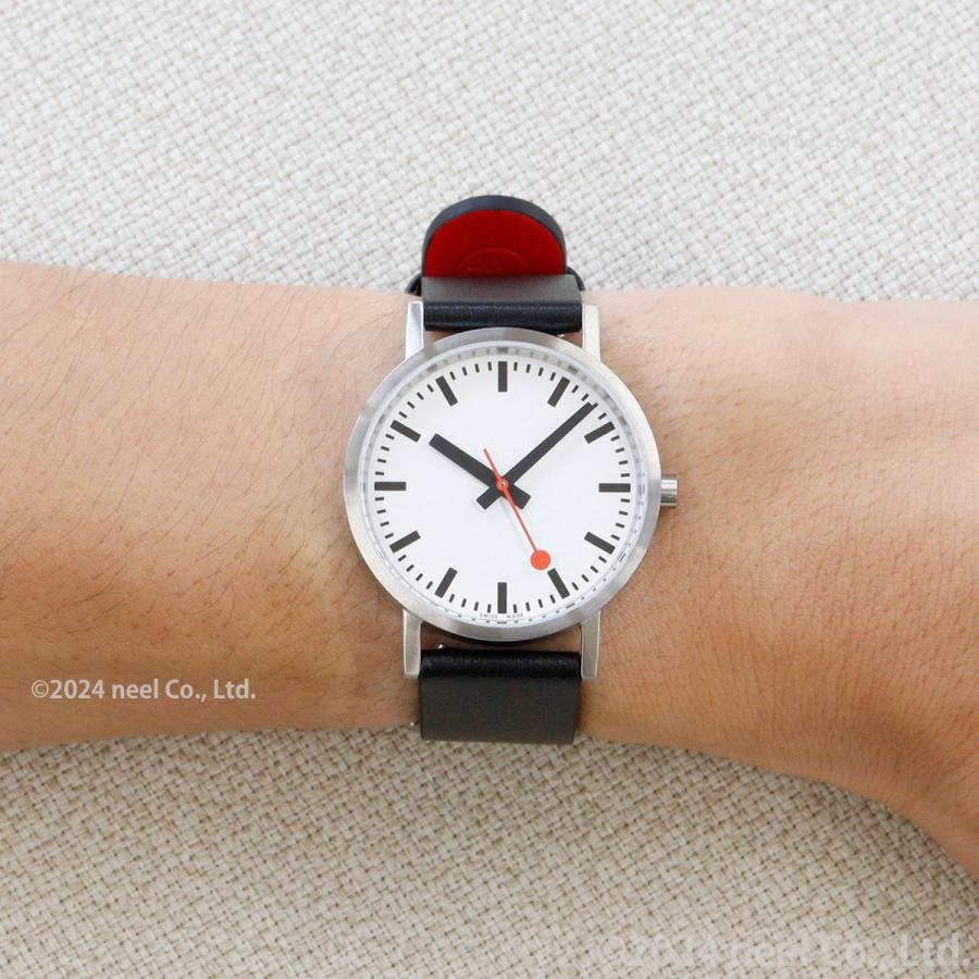 本物駅時計デザイン モンディーン クラシック ピュア 36mm MONDAINE モンディーン MONDAINE 腕時計 メンズ レディース クラシック