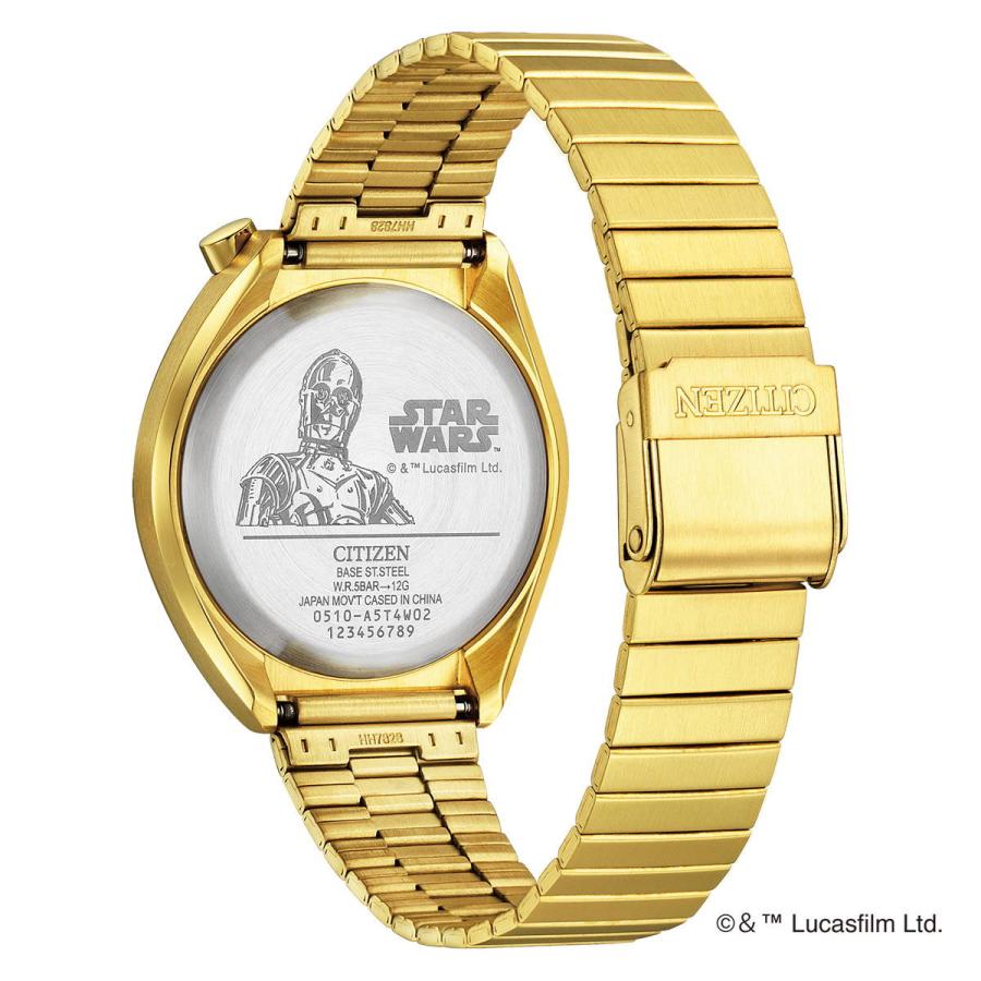 シチズン レコードレーベル ツノクロノ スター・ウォーズ 限定 C-3PO STAR WARS 腕時計 AN3662-51W CITIZEN