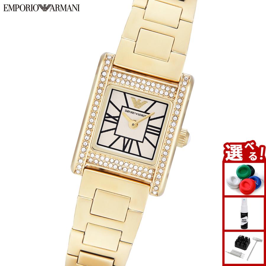 EMPORIO ARMANI エンポリオアルマーニ 腕時計 二針 ゴールドトーン 