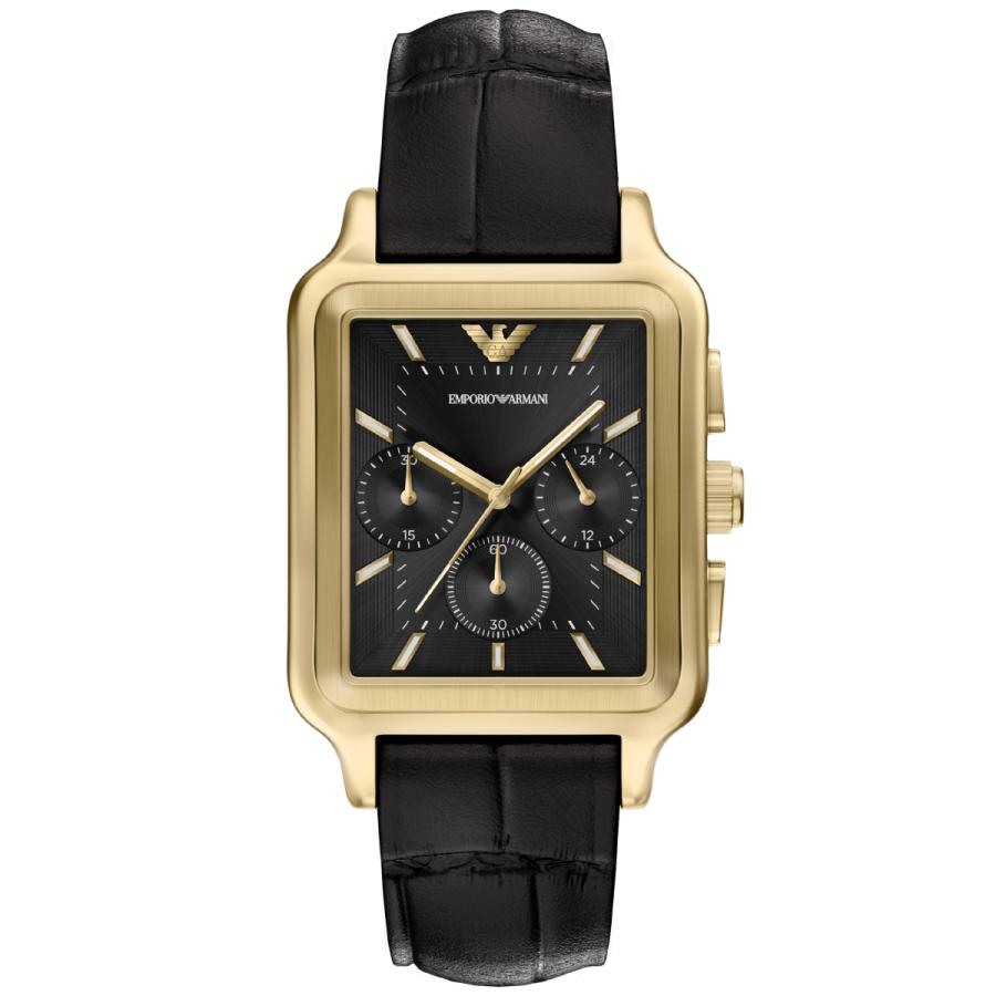 （ノベルティー付き）エンポリオアルマーニ EMPORIO ARMANI 腕時計 メンズ クロノグラフ レザー AR11753の画像