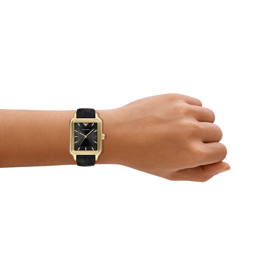 （ノベルティー付き）エンポリオアルマーニ EMPORIO ARMANI 腕時計 メンズ レザー AR11757の画像