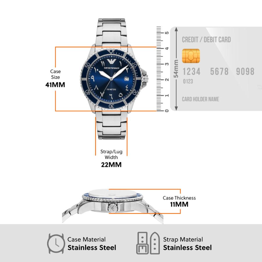 EMPORIO ARMANI エンポリオアルマーニ 腕時計 WORLD EXPLORER 三 EMPORIO ARMANI エンポリオアルマーニ 腕時計 WORLD EXPLORER 三