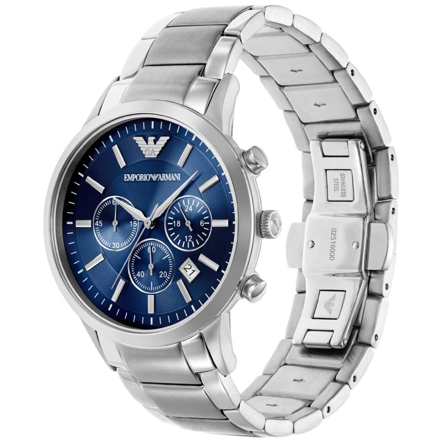 （ノベルティー付き）エンポリオアルマーニ EMPORIO ARMANI 腕時計 メンズ クロノグラフ ステンレス AR80081SETの画像