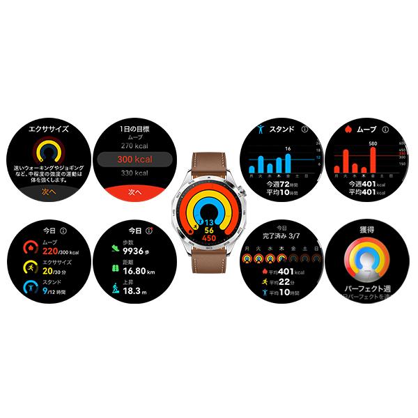 ファーウェイ HUAWEI スマートウォッチ WATCH GT4 41mm ARAB19-WH ウェアラブル 腕時計 メンズ レディース｜neel｜12