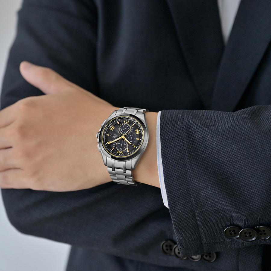 ACT Line シチズン アテッサ エコ ドライブ 電波時計 限定 メンズ