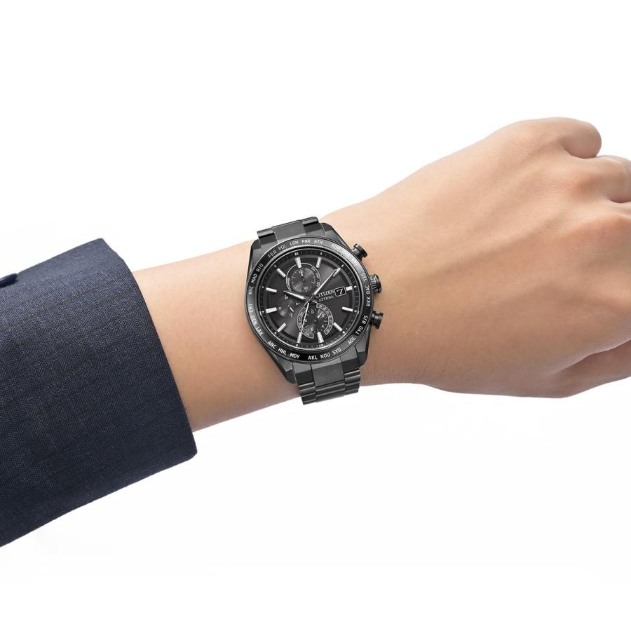 CITIZEN アテッサ エコドライブ シチズン アテッサ、サファイアベゼルを備えるエコ・ドライブ電波時計