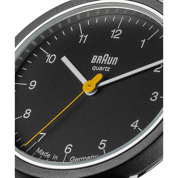 BRAUN（ブラウン） アナログ 腕時計 AW10 復刻 ドイツ製 ブラック